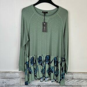 DIANE GILMAN Plus Size Curvy Mini Boho Artsy Dress